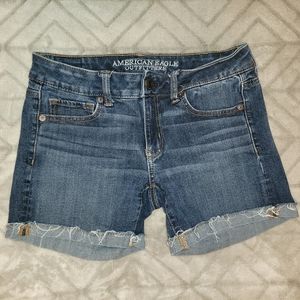 American Eagle Midi Jean Shorts